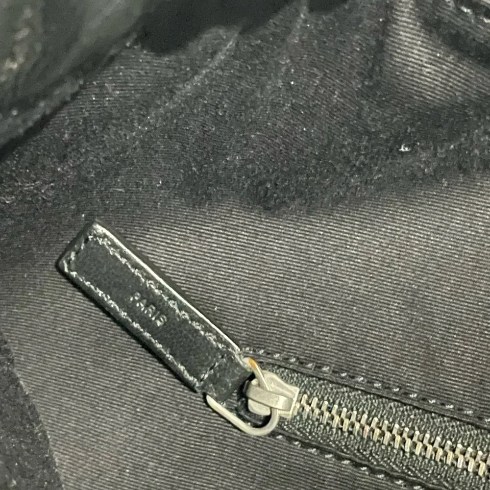 NWOT* SAINT LAURENT Canvas Drawstring Bag with Palm Print